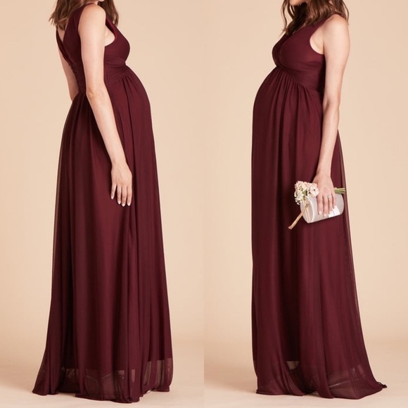 Birdy Grey Lianna Dress Mesh Cabernet NWT - Picture 5 of 7